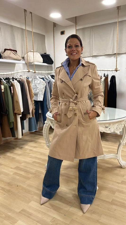 Trench con cintura