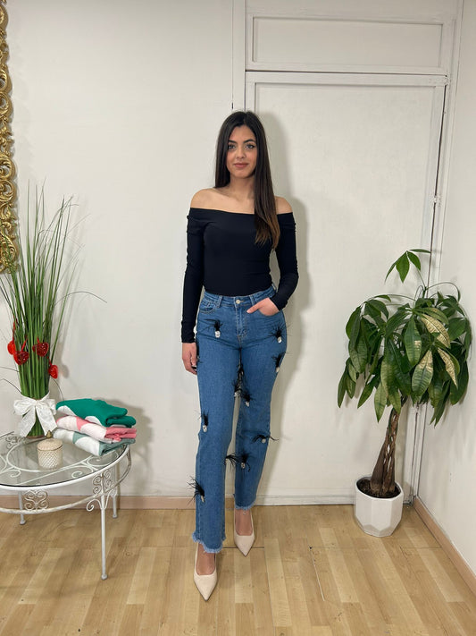 Jeans Piume